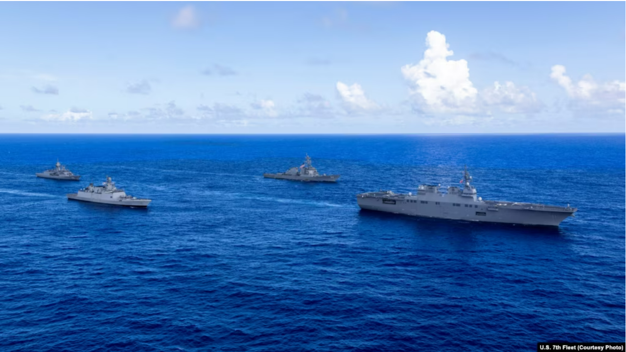 四方安全对话成员国结束2025马拉巴尔联合军演