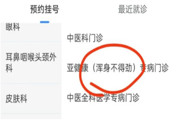 沈阳盛京医院开设“浑身不得劲”门诊 上热搜