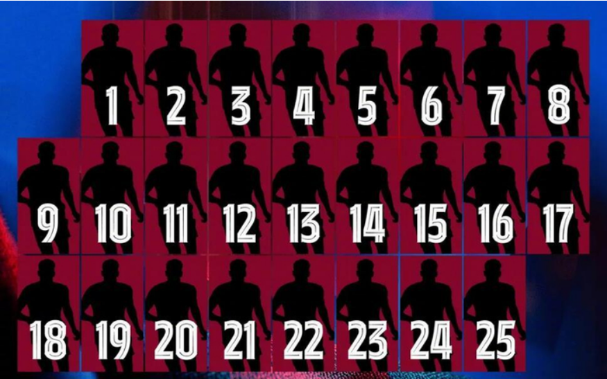 巴萨25年25佳球员票选启动，1至8号候选名单公布