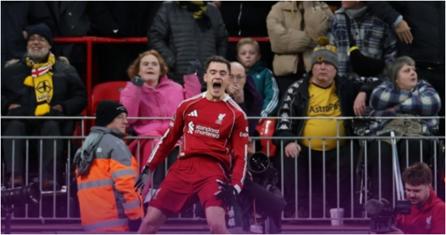 维尔茨处子球难掩斯洛特战术问题：利物浦2-1副班长，惊险取分