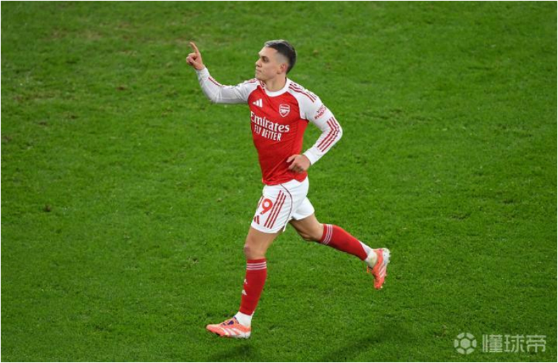 10射9传，特罗萨德是阿森纳队内2025年英超射手王+助攻王