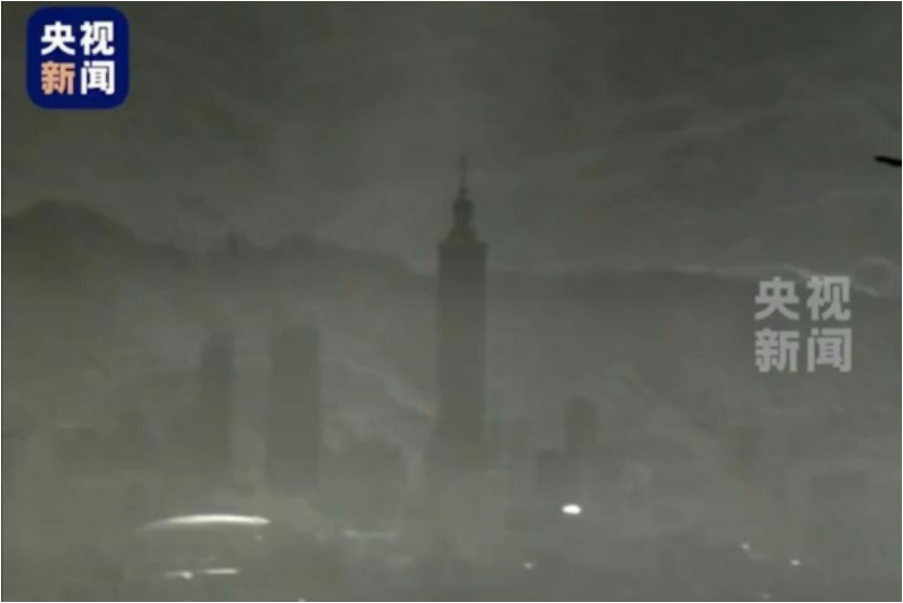 中共无人机拍摄台湾101大楼？央视被指造假