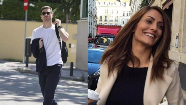 每体：从皇马下课两天后，阿隆索被拍到和妻子在马德里散步